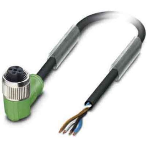 Phoenix Contact 1668234 Sensor-/Aktor-Steckverbinder, konfektioniert M12 Buchse, gewinkelt 3.00 m Po (1/2)