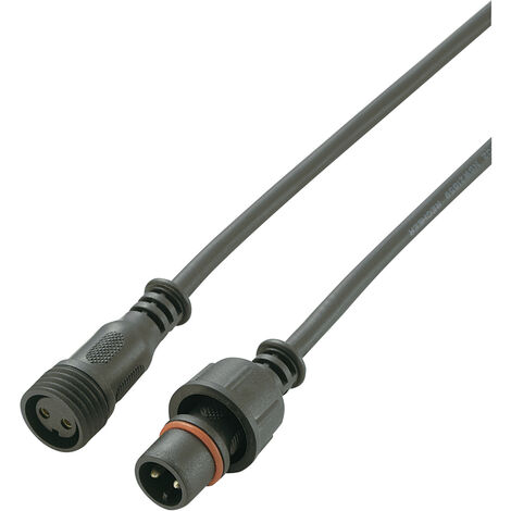 TRU COMPONENTS 739653 Rundstecker konfektioniert Stecker, gerade, Buchse, gerade Gesamtpolzahl: 2