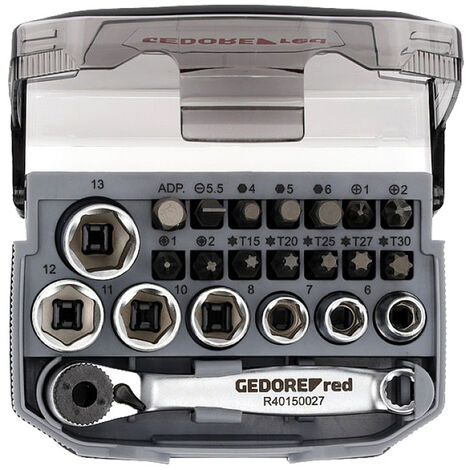 Gedore RED R49005023 Steckschlüssel-Bit-Einsatz   23teilig 3300026