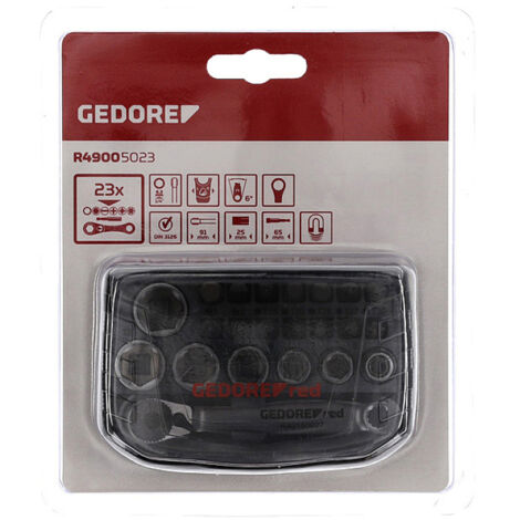 Gedore RED R49005023 Steckschlüssel-Bit-Einsatz   23teilig 3300026
