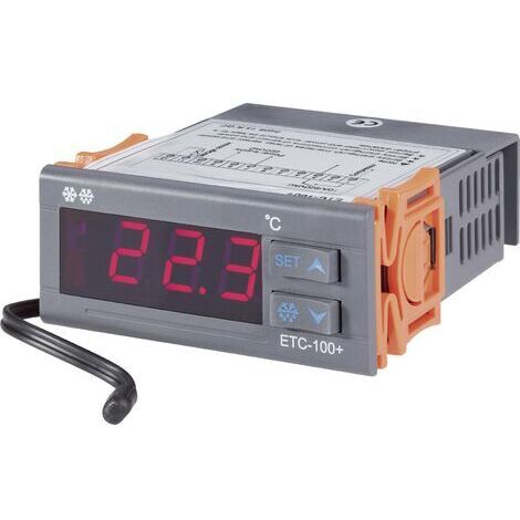 VOLTCRAFT ETC-100+  Temperaturregler NTC10K -40 bis +120 °C Relais 10 A (L x B x H) 88 x 75 x 34.5 m