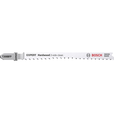 Karte 3 Hartholzklingen 117 mm BOSCH Bi-Metall Präzision T308BFP - 2608900547