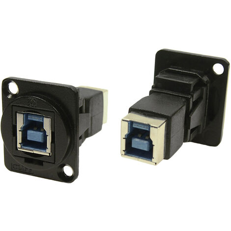 XLR Adapter USB B Buchse auf USB B Adapter, Einbau CP30204NMB Cliff ...