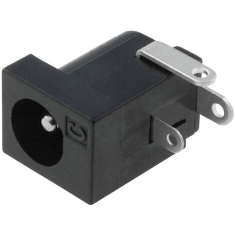 Cliff DC-10A Niedervolt-Steckverbinder Buchse, Einbau horizontal  6.3 mm 2.1 mm 1 St.