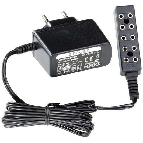 Kahlert Licht 60959 Beleuchtungstrafo 230 V mit Verteilerleiste