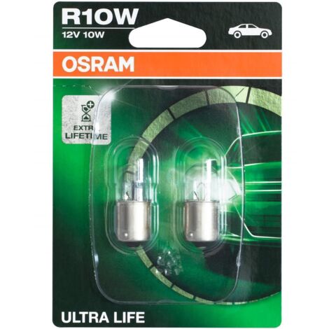 Osram R10W 5008ULT-2BL Duo Bulbs – BA15S Base – 12V – Pack Of 2