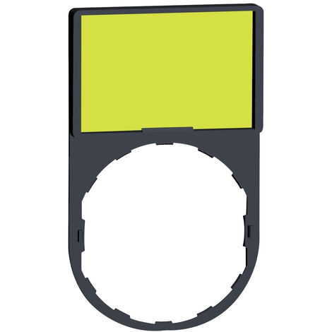 Schneider Electric ZBY6102 ZBY6102 Schildträger mit Schild (L x B) 50 mm x 30 mm unbeschriftet Weiß,