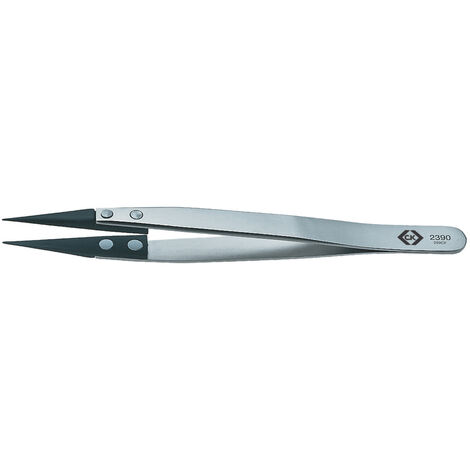 C.K T2390  Bestückungspinzette  249CF Spitz, fein 130 mm