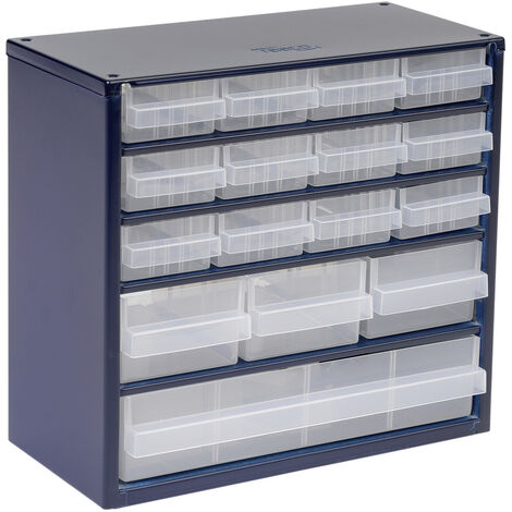 raaco 616-123 Kleinteilemagazin (B x H x T) 306 x 283 x 150 mm Anzahl Fächer: 16 Inhalt 1 St.