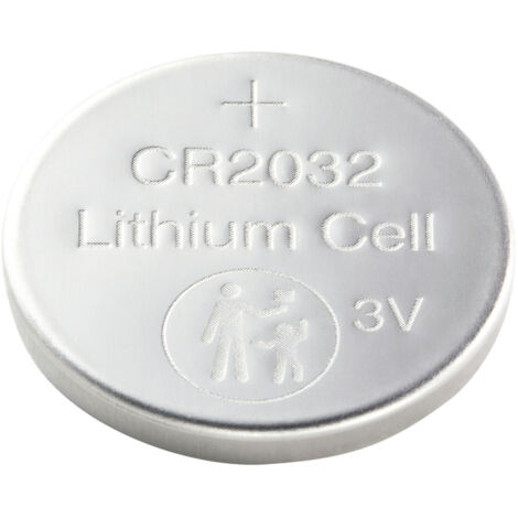 Renata CR2032 Knopfzelle – Lithiumbatterie 3V, 225 MAh | 1 Stück, Originalqualität Für Uhren & Elektronik