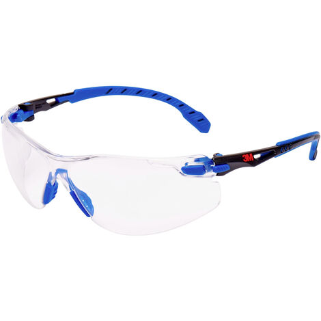 3M Solus S1101SGAF Schutzbrille mit Antibeschlag-Schutz Blau, Schwarz EN 166 DIN 166