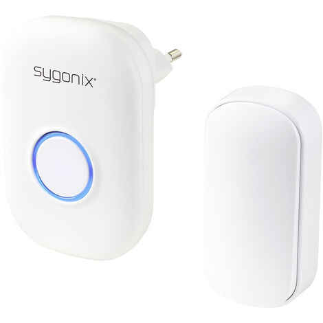 Sygonix SY-5225388 Funkklingel Komplett-Set batterielos, mit Blitzlicht (1/5)