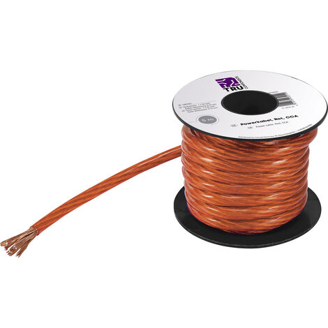 TRU COMPONENTS 1567037 Massekabel  1 x 25 mm² Rot 5 m