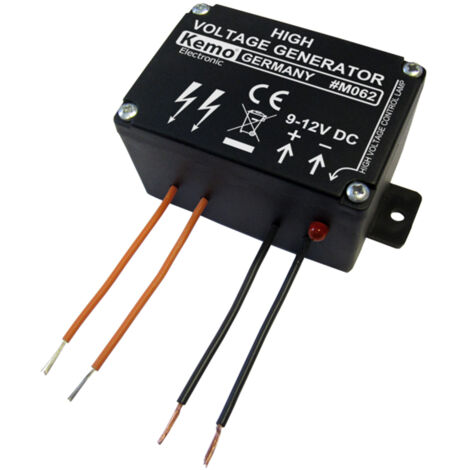 Kemo M062 Mini Hochspannungsgenerator Baustein 9 V/DC, 12 V/DC