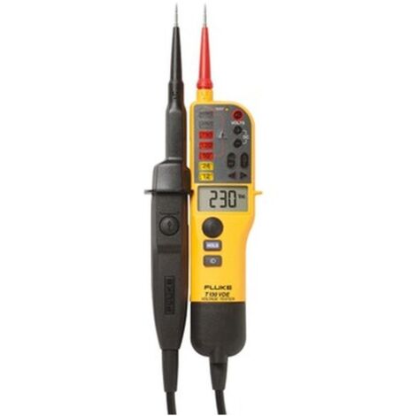 Fluke T130/VDE Zweipoliger Spannungsprüfer CAT III 690 V, CAT IV 600 V LED, LCD, Akustik, Vibration
