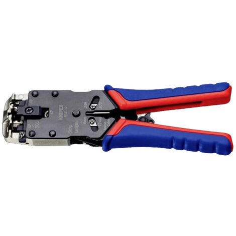 Knipex 97 51 12 97 51 12 D1 Crimpzange  Modularstecker (Westernstecker)   RJ10, RJ11, RJ12, RJ45