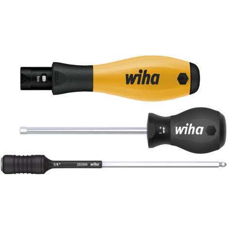 Wiha einstellbarer Drehmoment-Schraubendreher TorqueVario®-S ESD 0,1-0,6 Nm, hörbares Klicksignal beim erreichen des Drehmoments (26865) (1/5)