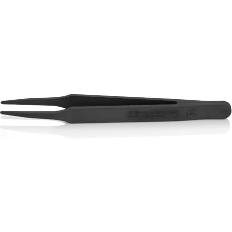 KNIPEX 92 09 01 ESD Kunststoffpinzette ESD Glatt 115 mm