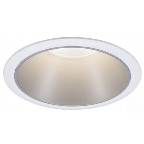 Paulmann 93409 Cole Coin Einbauleuchte LED 6 W Weiß, Silber