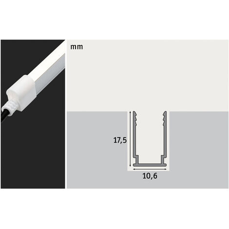Paulmann Neon 94216 Beleuchtungssystem Plug & Shine  Profil      Aluminium
