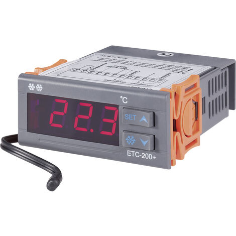 VOLTCRAFT ETC-200+ Temperaturregler NTC -40 bis +120 °C Relais 10 A (L x B x H) 88 x 75 x 34.5 mm