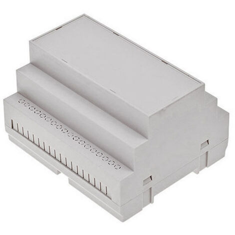 TRU COMPONENTS TC-7910828 Hutschienen-Gehäuse  65 x 90 x 105  ABS-V0 Grau 1 St.