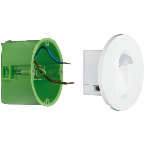 Paulmann 92925  LED-Einbauleuchte mit Bewegungsmelder   LED LED fest eingebaut 2.7 W Weiß (glänzend)