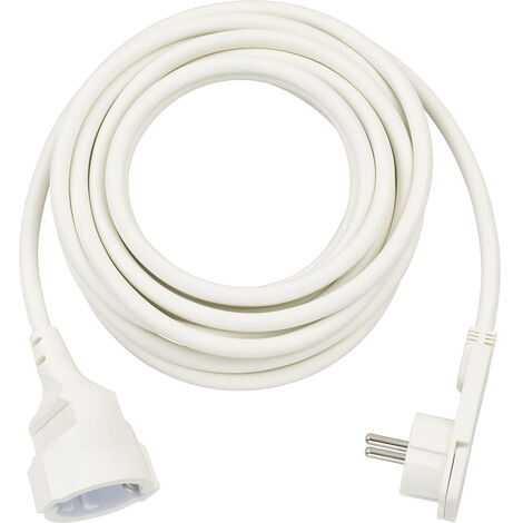 Brennenstuhl 1168980250 Strom Verlängerungskabel Weiß 5.00 m H05VV-F 3G 1,5 mm²