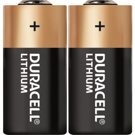 2x Duracell Photobatterie CR123A Ultra Lithium 3V 1400mAh