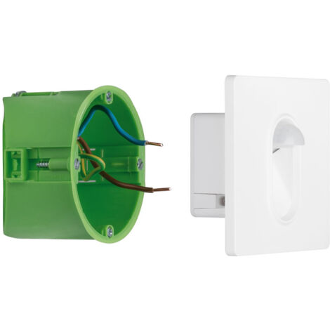 Paulmann 92923 LED-Einbauleuchte mit Bewegungsmelder LED LED fest eingebaut 2.7 W Weiß (glänzend)
