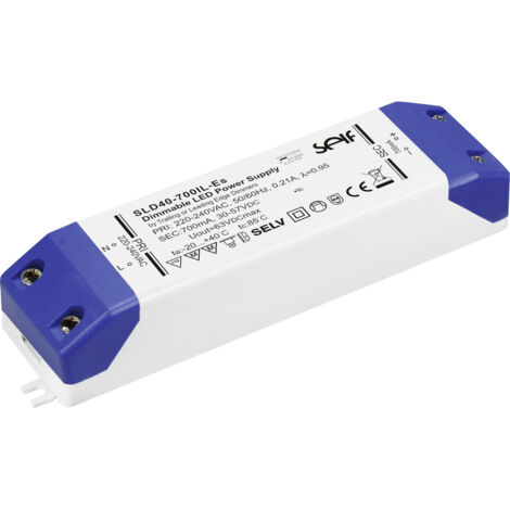 Self Electronics SLD15-300IL-ES LED driver Constant current 14.4 W 300 mA 24 - 4 Self Electronics SLD15-300IL-ES LED driver Constant current 14.4 W 300 mA 24 - 4