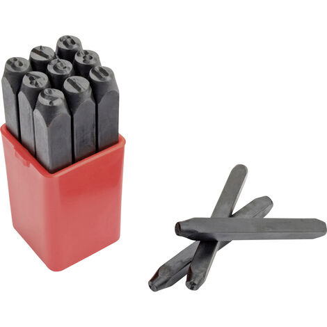 Brüder Mannesmann M 243-Z-3 9teilig Schlagzahlensatz Schrifthöhe: 3 mm