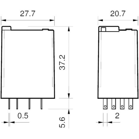 Relè Industriale FINDER 55.32.8.024 – 10A 250V 24 Vac 2 Contatti – Nuovo