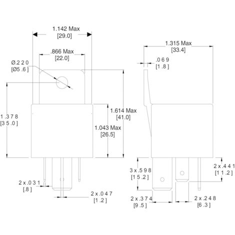 Zettler AZ764-1C-12D Relé De Circuito (6 V-12 V) – FixPart - Foto 6