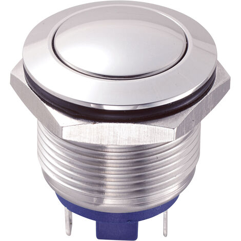 TRU COMPONENTS GQ19B-10/J/N Vandalismusgeschützter Drucktaster 48 V/DC 2 A 1 x Aus/(Ein) tastend