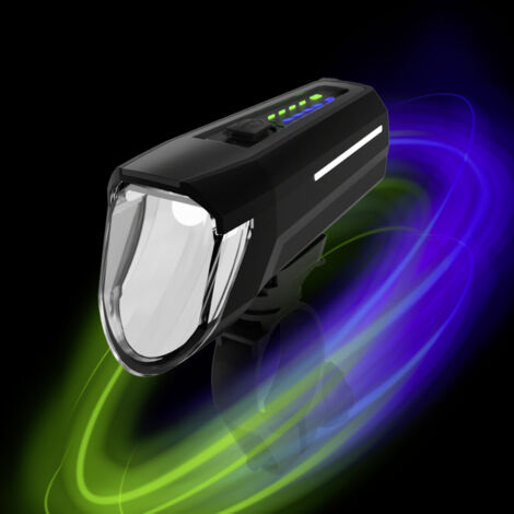 FISCHER FAHRRAD Fahrrad-Scheinwerfer Frontlicht 100 Lux LED