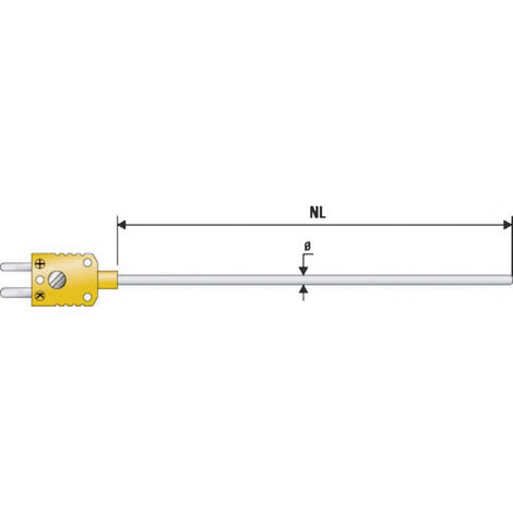 B + B Thermo-Technik K625 0150-10 Tauchfühler  -200 bis +800 °C  Fühler-Typ K