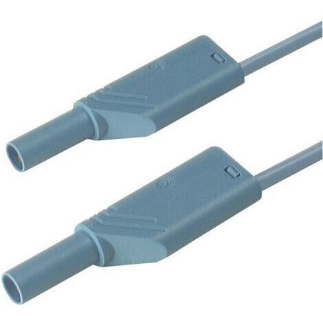 SKS Hirschmann MLS WS 100/2,5 bl Sicherheits-Messleitung Lamellenstecker 4 mm Lamellenstecker 4 mm 1 (1/3)