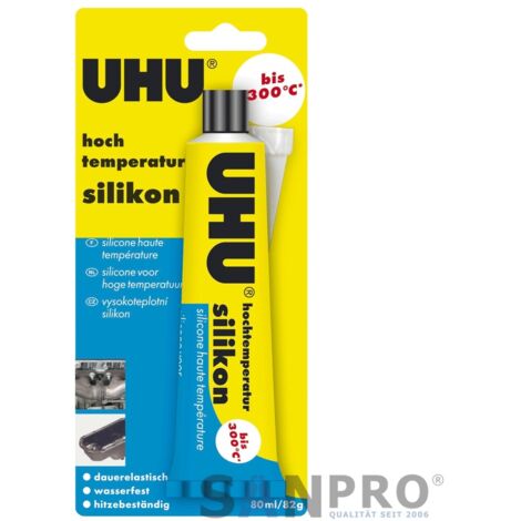 UHU Silikon Herstellerfarbe Schwarz 46735 80 ml (1/2)
