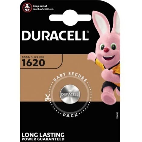 DURACELL Lithium-Knopfzelle CR1620, 3V, Electronics