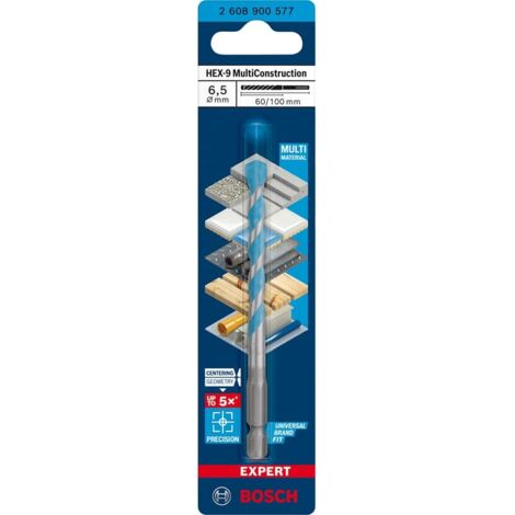 Bosch Expert HEX-9 MultiConstruction Bohrer 6,5 x 60 x 100 mm - 2608900577