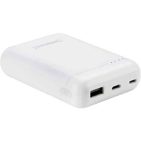 Intenso XS10000 Powerbank 10000 mAh  LiPo  Weiß Statusanzeige