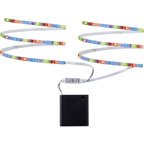 Paulmann 70700 LED-Streifen-Komplettset mit Batterie-Box 6 V 800 mm RGB 1 St. (1/5)