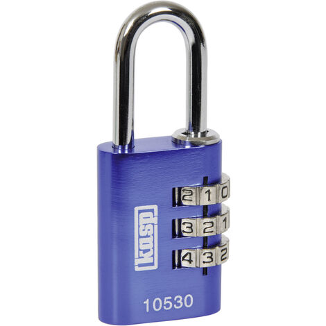 Kasp K10530BLUD Vorhängeschloss 30 mm    Blau Zahlenschloss
