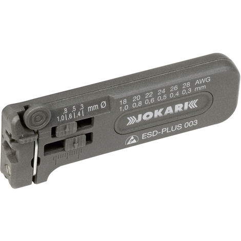 Jokari 40027 ESD-PLUS 001 ESD Drahtabisolierer Geeignet für PVC-Drähte 0.12 bis 0.40 mm