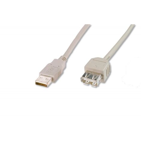 Digitus USB-Kabel USB 2.0 USB-A Stecker, USB-A Buchse 5.00 m Schwarz AK-300202-050-S (1/4)