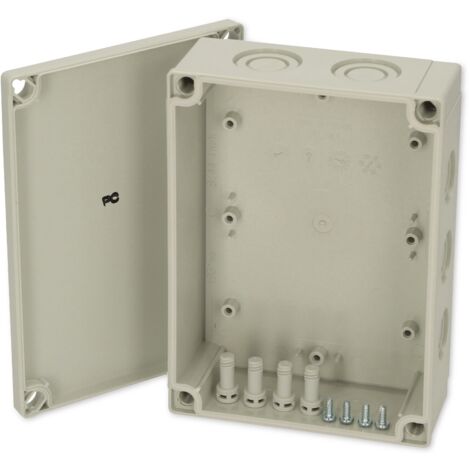 Fibox PCM 150/60 G 6016313 Universal-Gehäuse 180 x 130 x 60  Polycarbonat  Lichtgrau (RAL 7035) 1 St (1/2)