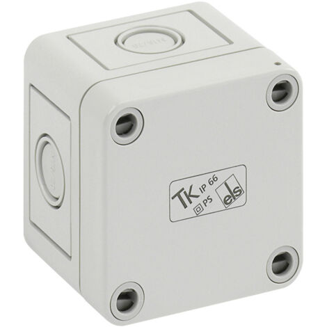 Spelsberg TK PS 77-6-m Installations-Gehäuse 65 x 65 x 57 Polystyrol (EPS) Lichtgrau (RAL 7035) 1 S (1/4)