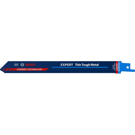 Bosch Accessories 2608900363 EXPERT ‘Thin Tough Metal’ S 1022 EHM Säbelsägeblatt, 1 Stück Sägeblatt-