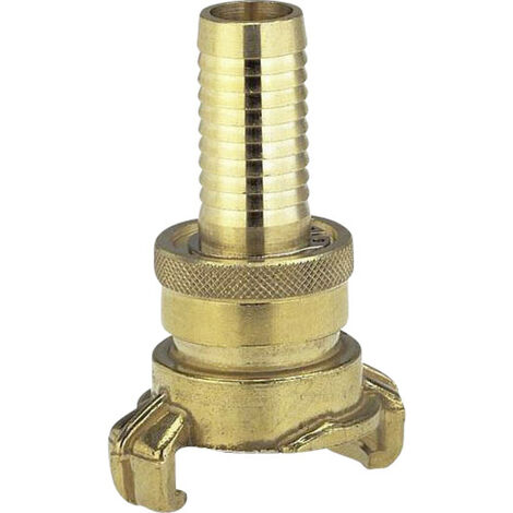 GARDENA 07120-20  Messing Saug- und Hochdruck-Klauenkupplung Klauenkupplung, 19 mm (3/4") Ø